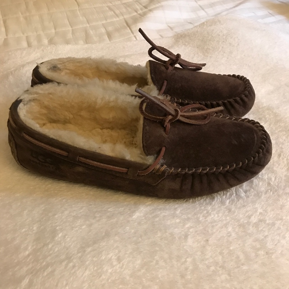 UGG Chocolate Brown Dakota Slippers